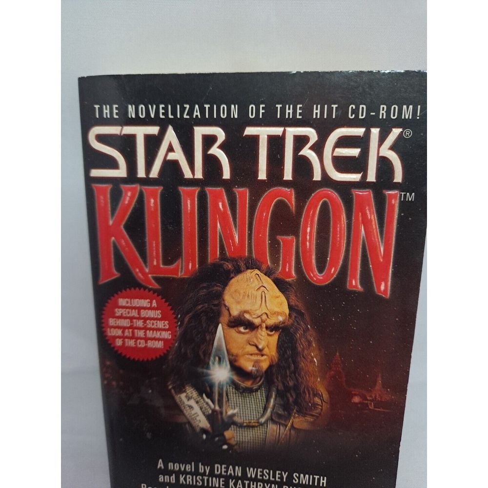 Star Trek: Klingon/ Pocket Books/1996/Novelization Of The CD-ROM Game/Good Cond.